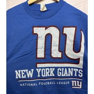 New York Giants Shirt NFL Men's Medium Long Sleeve Blue Graphic High Quality New